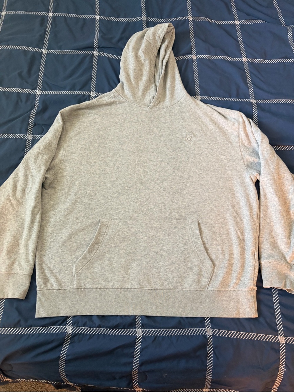 Express Light Gray Men's Pullover Graphic Hoodie Size XL
